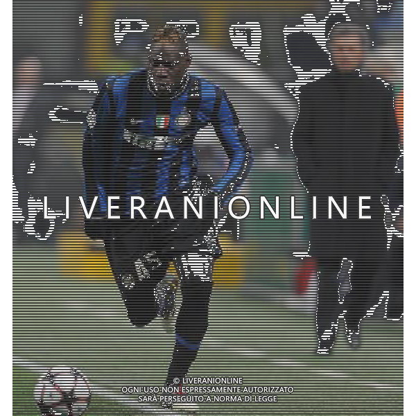 Champions League 2009/2010 Gruppo F MD6 Milano - 09.12.2009 FC Inter-FC Rubin Kazan Nella Foto:BALOTELLI MARIO-MOURINHO JOSE\' /Ph.Vitez-Ag. Aldo Liverani