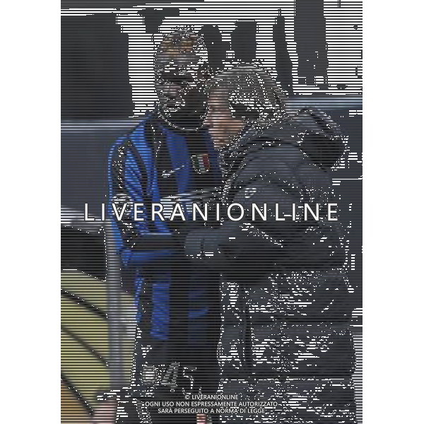 Champions League 2009/2010 Gruppo F MD6 Milano - 09.12.2009 FC Inter-FC Rubin Kazan Nella Foto:BALOTELLI MARIO-ORIALI LELE /Ph.Vitez-Ag. Aldo Liverani