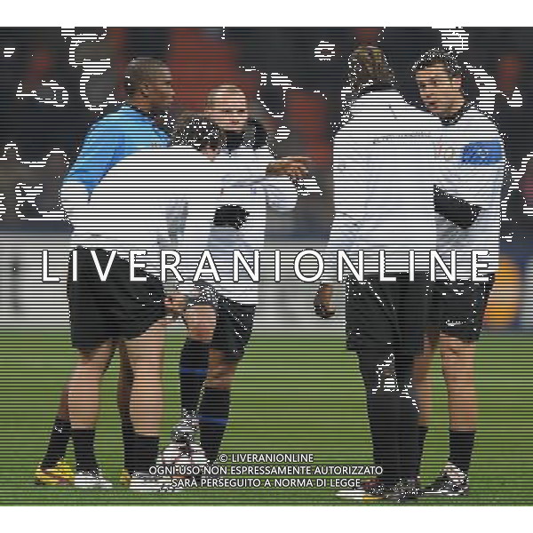 Champions League 2009/2010 Gruppo F MD6 Milano - 09.12.2009 FC Inter-FC Rubin Kazan Nella Foto:ETO\'O SAMUEL-MILITO DIEGO-BALOTELLI MARIO-THIAGO MOTTA-SNEIJDER WESLEY /Ph.Vitez-Ag. Aldo Liverani