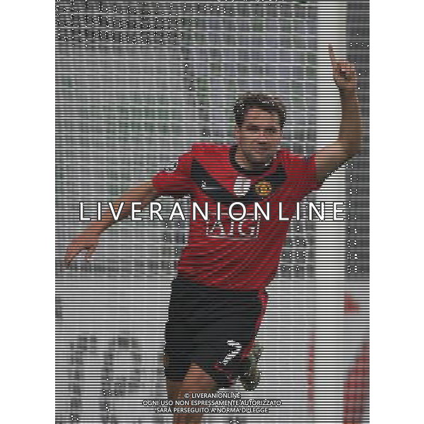 Champions League-Saison 2009/2010 VfL Wolfsburg - Manchester United 1:3 NELLA FOTO Michael Owen FOTO FIRO-AG ALDO LIVERANI ONLY ITALY