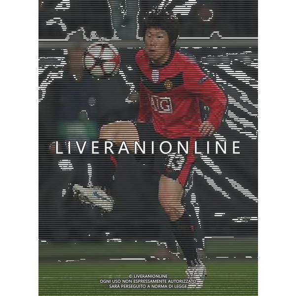 Champions League-Saison 2009/2010 VfL Wolfsburg - Manchester United 1:3 NELLA FOTO Ji-Sung Park FOTO FIRO-AG ALDO LIVERANI ONLY ITALY