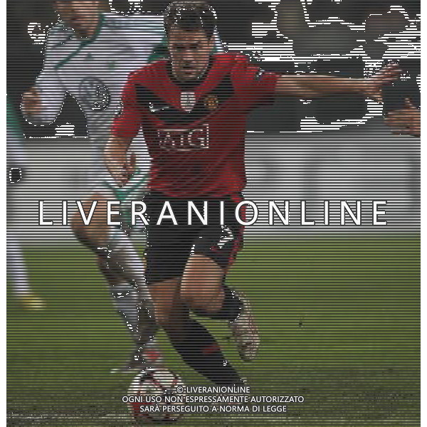 Champions League-Saison 2009/2010 VfL Wolfsburg - Manchester United 1:3 NELLA FOTO Michael Owen FOTO FIRO-AG ALDO LIVERANI ONLY ITALY