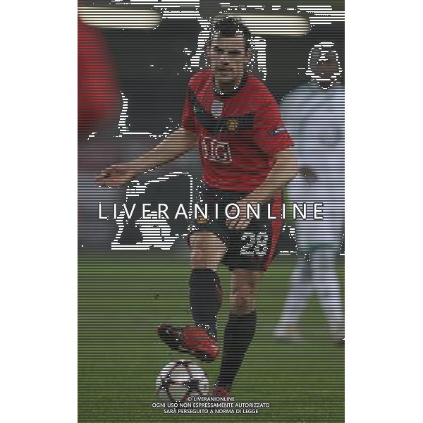 Champions League-Saison 2009/2010 VfL Wolfsburg - Manchester United 1:3 NELLA FOTO Darren Gibson FOTO FIRO-AG ALDO LIVERANI ONLY ITALY