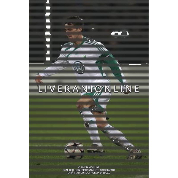 Champions League-Saison 2009/2010 VfL Wolfsburg - Manchester United 1:3 NELLA FOTO Christian Gentner FOTO FIRO-AG ALDO LIVERANI ONLY ITALY