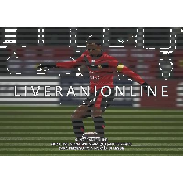 Champions League-Saison 2009/2010 VfL Wolfsburg - Manchester United 1:3 NELLA FOTO Patrice Evra FOTO FIRO-AG ALDO LIVERANI ONLY ITALY