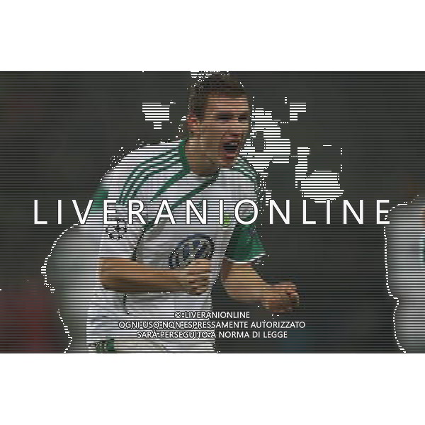 Champions League-Saison 2009/2010 VfL Wolfsburg - Manchester United 1:3 NELLA FOTO Edin Dzeko FOTO FIRO-AG ALDO LIVERANI ONLY ITALY