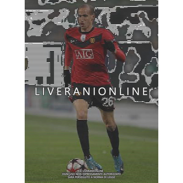 Champions League-Saison 2009/2010 VfL Wolfsburg - Manchester United 1:3 NELLA FOTO Gabriel Obertan FOTO FIRO-AG ALDO LIVERANI ONLY ITALY