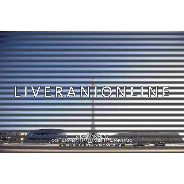 (091215) -- ASTANA, Dec. 15, 2009 -- Photo taken on Dec. 13, 2009 shows the general view of Astana, capital of Kazakhstan. Astana, once a drab town in the vast, windswept steppe, was declared Kazakhstan\'s new capital on Dec. 10, 1997. It now emerges as a modern, diversified city after a 12-year construction. Sadat) (yy) Astana e\' stata proclamata capitale del Kazakistan nel 1997. La citta\' e\' un importante centro culturale della Repubblica Kazaka /Agenzia Aldo Liverani Sas - ITALY ONLY -