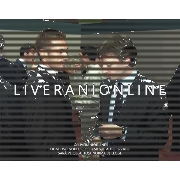 STEFANO TANZI CON HIDETOSHI NAKATA AGENZIA ALDO LIVERANI