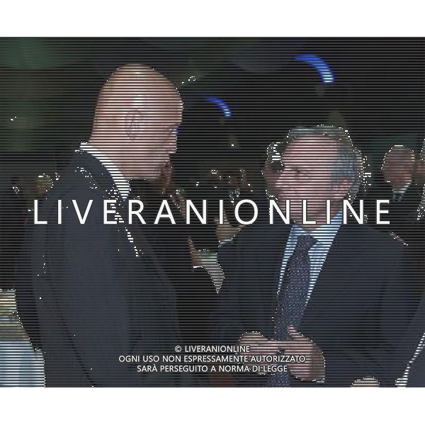 CALISTO TANZI CON L\'ARBITRO PIERLUIGI COLLINA AGENZIA ALDO LIVERANI
