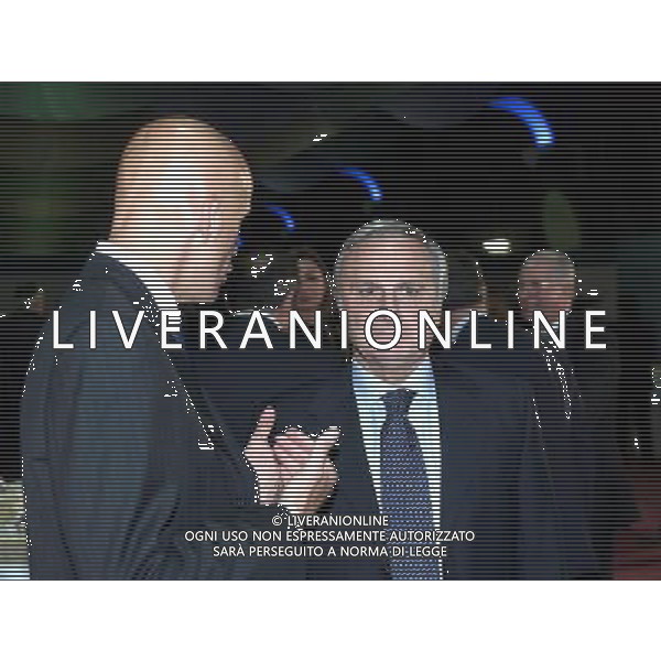 CALISTO TANZI CON L\'ARBITRO PIERLUIGI COLLINA AGENZIA ALDO LIVERANI