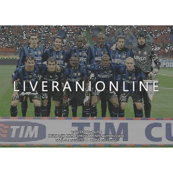 Milano 16-12-2009 Coppa Italia TIM CUP 2009/10 inter-livorno 1:0 nella foto formazione inter ph marco luzzani/ag aldo liverani s.a.s.