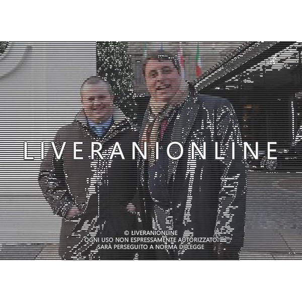 MILANO 17/12/2009 HOTEL PRINCIPE DI SAVOIA PRESIDENTI E DIRIGENTI DI SERIE A NELLA FOTO TOMMASO GHIRARDI E PIETRO LEONARDI (DIRETTORE SPORTIVO E PRESIDENTE PARMA CALCIO) FOTO AG ALDO LIVERANI