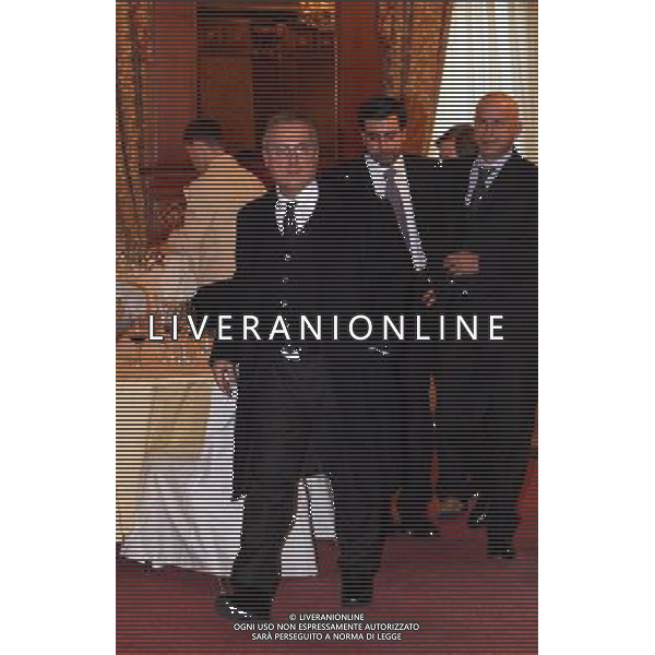 MILANO 17/12/2009 HOTEL PRINCIPE DI SAVOIA PRESIDENTI E DIRIGENTI DI SERIE A NELLA FOTO CLAUDIO LOTITO PRESIDENTE LAZIO CALCIO FOTO AG ALDO LIVERANI