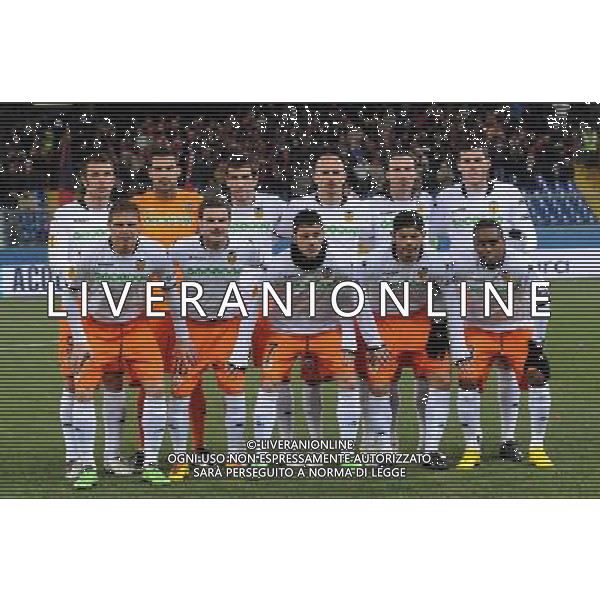 Genoa - Valencia Europa League 2009/2010 17-12-2009 Genova Nella foto: la formazione del valencia ©Alessandro Falzone/Agenzia Aldo Liverani Sas 