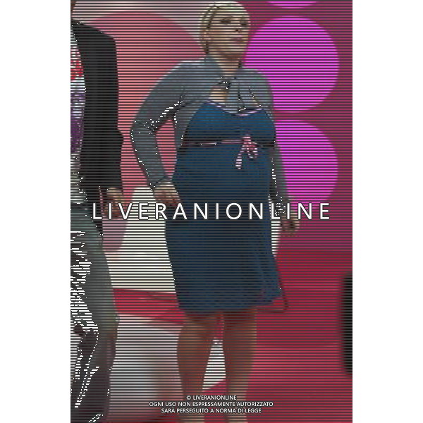 SALSA ROSA - TRASMISSIONE TV SU COMEDY CENTRAL IN ONDA IN ANTEPRIMA IL 6 GENNAIO 2009 E POI DALL\'11 GENNAIO 2009 NELLA FOTO: KATIA FOLLESA ( del duo KATIA \' VALERIA) incinta © ANTONIO SORANO - AG. ALDO LIVERANI SAS