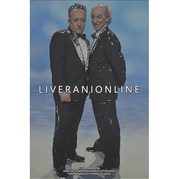 TRASMISSIONE TELEVISIVA\'FICO+FICO CHRISTMAS SHOW\' NELLA FOTO Max Cavallari, Bruno Arena (I Fichi d\'India) AG ALDO LIVERANI