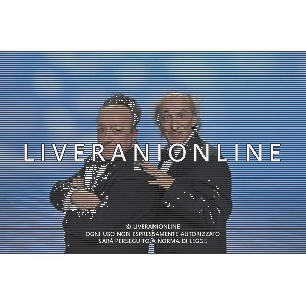 TRASMISSIONE TELEVISIVA\'FICO+FICO CHRISTMAS SHOW\' NELLA FOTO Max Cavallari, Bruno Arena (I Fichi d\'India) AG ALDO LIVERANI