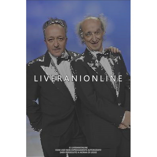 TRASMISSIONE TELEVISIVA\'FICO+FICO CHRISTMAS SHOW\' NELLA FOTO Max Cavallari, Bruno Arena (I Fichi d\'India) AG ALDO LIVERANI