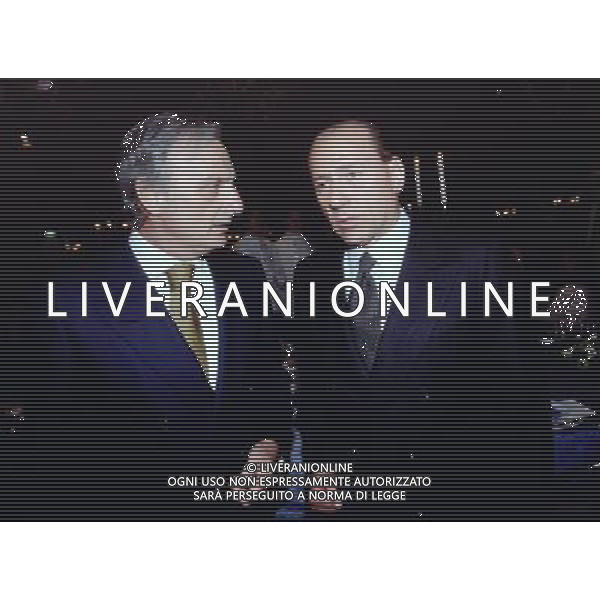Calisto Tanzi con Silvio Berlusconi Ag.Aldo Liverani