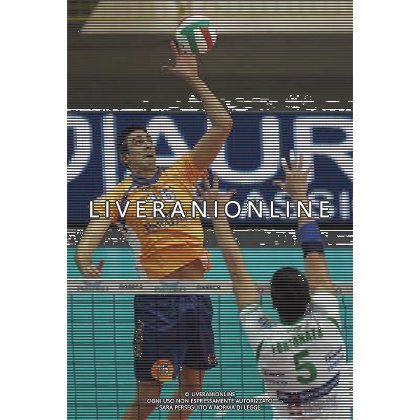 Monza 11-10-2009 Campionato pallavolo serie A TIM 2009/10 Acqua Paradiso Gabeca Monza-Bre Banca Lanutti Cuneo3:2 nella foto de luca fortuna ph marco luzzani/ag aldo liverani s.a.s.