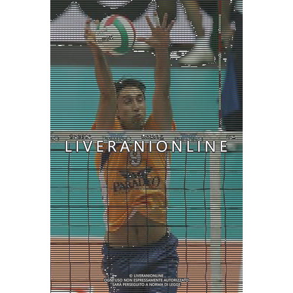 Monza 11-10-2009 Campionato pallavolo serie A TIM 2009/10 Acqua Paradiso Gabeca Monza-Bre Banca Lanutti Cuneo3:2 nella foto marco molteni ph marco luzzani/ag aldo liverani s.a.s.