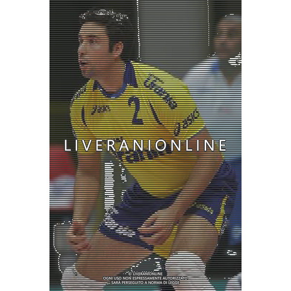 Monza 11-10-2009 Campionato pallavolo serie A TIM 2009/10 Acqua Paradiso Gabeca Monza-Bre Banca Lanutti Cuneo3:2 nella foto hubert henno ph marco luzzani/ag aldo liverani s.a.s.
