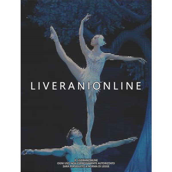 BALLETTO ACROBATICO DE \' IL LAGO DEI CIGNI\' nella foto: la ballerina acrobata Yu Wanqing © Yu Ping - Xinhua/Photoshot - Ag. Aldo Liverani sas ITALY ONLY