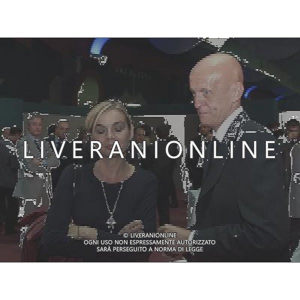 CALCIO 2002 NELLA FOTO PIERLUIGI COLLINA CON LA MOGLIE AGENZIA ALDO LIVERANI