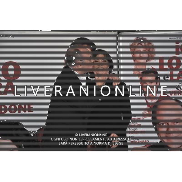 ROMA - CINEMA WARNER MODERNO - 30.12.09 PHOTO CALL FILM\' IO, LORO E LARA\' nella foto: CARLO VERDONE CON ANNA BONAIUTO FOTO BRUNI-AG ALDO LIVERANI