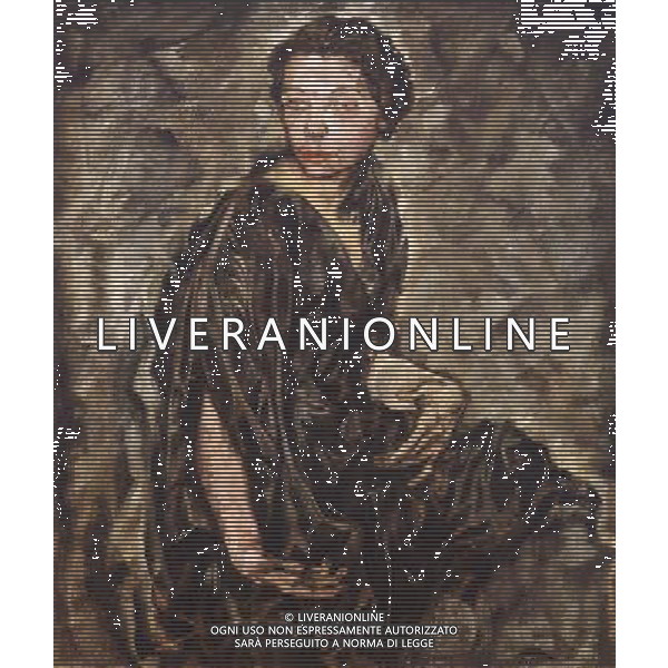 MILANO PALAZZO REALE 25 FEBBRAIO/6 GIUGNO 2010 TUTTE LE OPERE PROVENGONO DAL LEOPOLD MUSEUM DI VIENNA MOSTRA: \'SCHIELE ED IL SUO TEMPO\' NELLA FOTO MAX HOPPENHEIMER, RITRATTO DI TILLA DURIEUX 1912 CIRCA OLIO SU TELA; 95,5X78,9cm FOTO AG ALDO LIVERANI