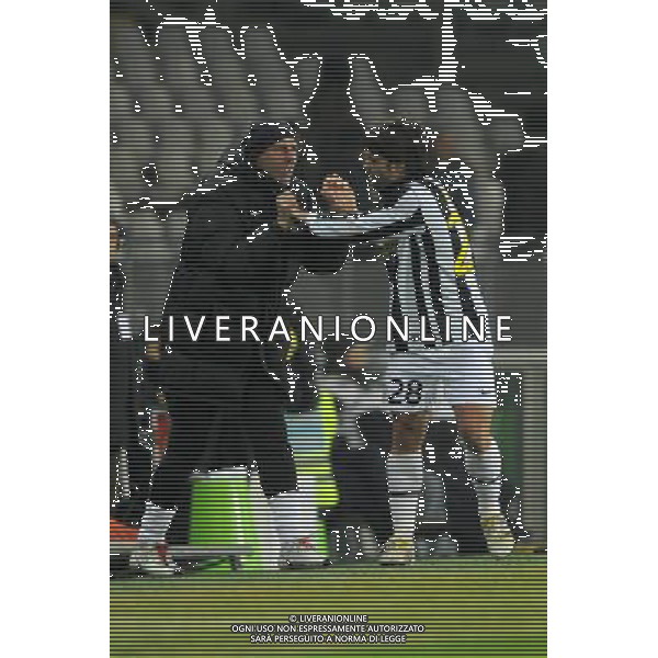 Juventus - Napoli 13-01-2010 Coppa Italia Tim Cup 2009/2010 Sport Calcio Nella foto: esultanza dopo il gol di diego del 1-0 ©Manuela Viganti/Agenzia Aldo Liverani Sas 