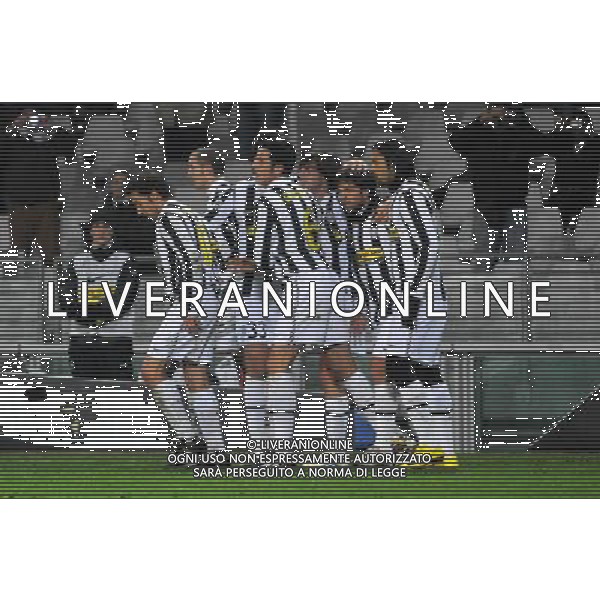 Juventus - Napoli 13-01-2010 Coppa Italia Tim Cup 2009/2010 Sport Calcio Nella foto: esultanza dopo il gol di diego del 1-0 ©Manuela Viganti/Agenzia Aldo Liverani Sas 