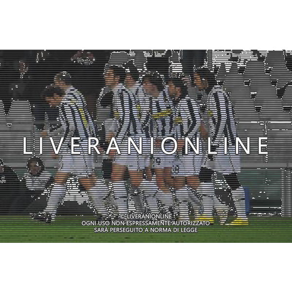 Juventus - Napoli 13-01-2010 Coppa Italia Tim Cup 2009/2010 Sport Calcio Nella foto: esultanza dopo il gol di diego del 1-0 ©Manuela Viganti/Agenzia Aldo Liverani Sas 