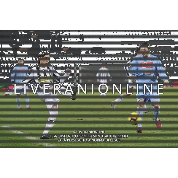Juventus - Napoli 13-01-2010 Coppa Italia Tim Cup 2009/2010 Sport Calcio Nella foto: caceres e dossena ©Manuela Viganti/Agenzia Aldo Liverani Sas 