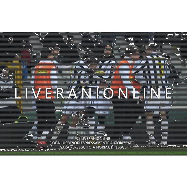 Juventus - Napoli 13-01-2010 Coppa Italia Tim Cup 2009/2010 Sport Calcio Nella foto:esultanza dopo il gol di alessandro del piero ©Manuela Viganti/Agenzia Aldo Liverani Sas 