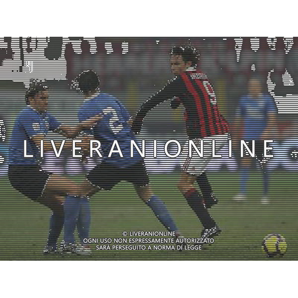 Milano 13-01-2010 Coppa Italia TIM CUP 2009/2010 Ottavi di Finale Milan-Novara 2 : 1 nella foto filippo inzaghi matteo centurioni e alberto cossentino ph marco luzzani/ag aldo liverani s.a.s.