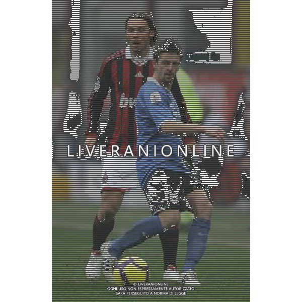 Milano 13-01-2010 Coppa Italia TIM CUP 2009/2010 Ottavi di Finale Milan-Novara 2 : 1 nella foto marek jankulovski e rijat shala ph marco luzzani/ag aldo liverani s.a.s.