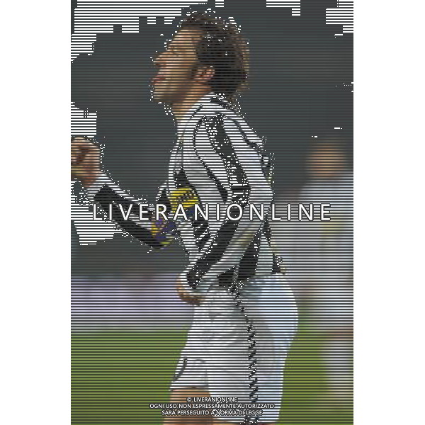 13-01-2009 Torino Sport-Calcio Juventus Napoli Coppa Italia Tim 2009/2010 Nella foto: l\' Esultanza di alessandro Del Piero dopo il gol ©Alessandro Falzone/ag aldo liverani sas