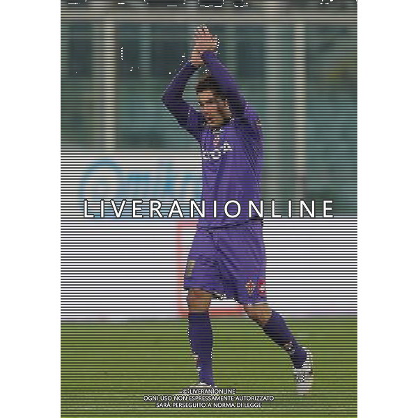 Coppa Italia TIM Cup 2009/2010 Ottavi di Finale Firenze - 14.01.2010 Fiorentina-Chievo Nella Foto:L\'ESULTANZA DI ADRIAN MUTU DOPO IL GOL /Ph.Vitez-Ag. Aldo Liverani