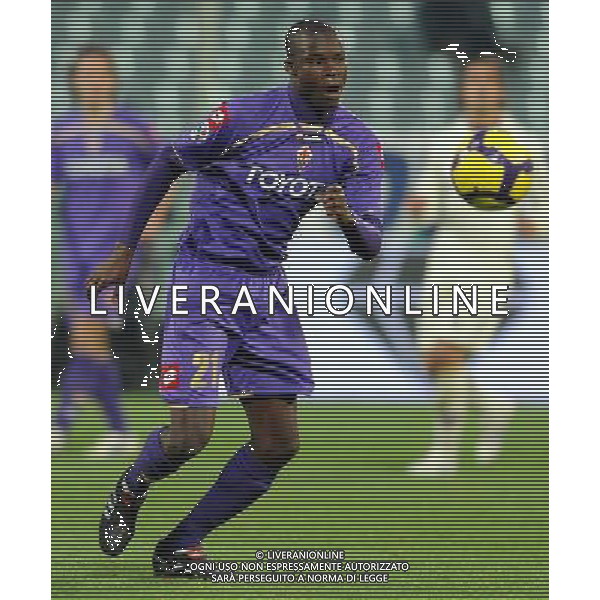 Coppa Italia TIM Cup 2009/2010 Ottavi di Finale Firenze - 14.01.2010 Fiorentina-Chievo Nella Foto:BABACAR /Ph.Vitez-Ag. Aldo Liverani