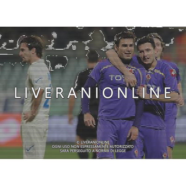 Coppa Italia TIM Cup 2009/2010 Ottavi di Finale Firenze - 14.01.2010 Fiorentina-Chievo Nella Foto:L\'ESULTANZA DI ADRIAN MUTU DOPO IL GOL /Ph.Vitez-Ag. Aldo Liverani