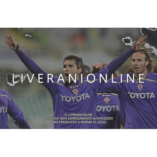 Coppa Italia TIM Cup 2009/2010 Ottavi di Finale Firenze - 14.01.2010 Fiorentina-Chievo Nella Foto:L\'ESULTANZA DI ADRIAN MUTU DOPO IL GOL /Ph.Vitez-Ag. Aldo Liverani