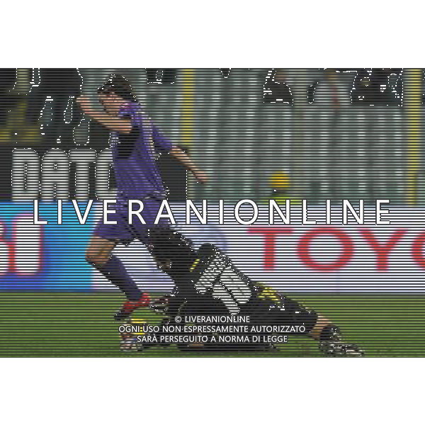 Coppa Italia TIM Cup 2009/2010 Ottavi di Finale Firenze - 14.01.2010 Fiorentina-Chievo Nella Foto:SQUIZZI FERMA MONTOLIVO /Ph.Vitez-Ag. Aldo Liverani