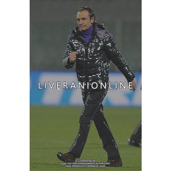 Coppa Italia TIM Cup 2009/2010 Ottavi di Finale Firenze - 14.01.2010 Fiorentina-Chievo Nella Foto:L\'ESULANTANZA DI CESARE PRANDELLI A FINE PARTITA /Ph.Vitez-Ag. Aldo Liverani