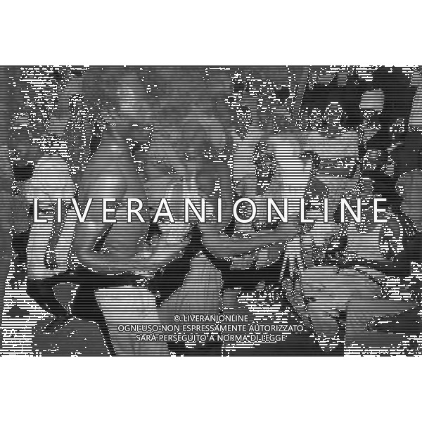 Haiti nazione dell\'America, isola del mar dei Caraibi: Haiti e\' il paese piu\' povero delle Americhe nella foto la popolazione e abitanti del luogo durante un rito woodoo retrospettiva ©archivio Giovanni Liverani/Agenzia Aldo Liverani Sas