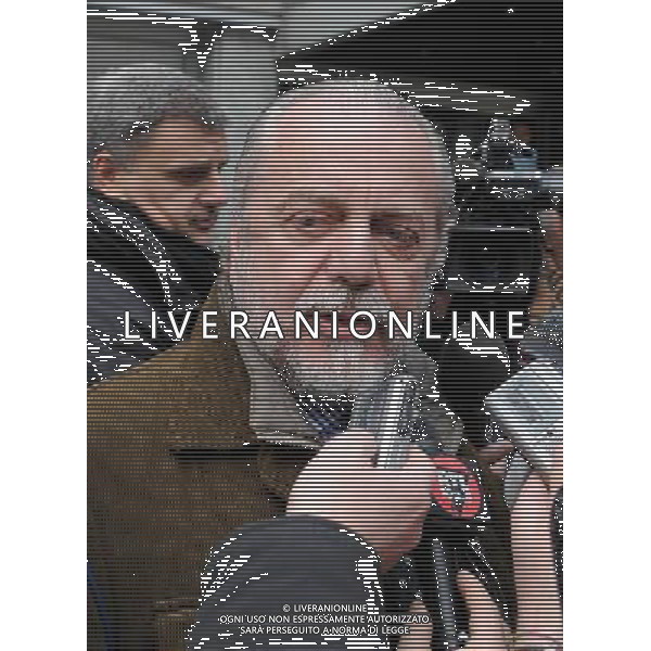 MILANO 15/01/2010 LEGA CALCIO VIA ROSELLINI CONSIGLIO DELLA LEGA CALCIO NELLA FOTO AURELIO DE LAURENTIIS PRESIDENTE DEL NAPOLI CALCIO ©ROMANO/AGENZIA ALDO LIVERANI SAS