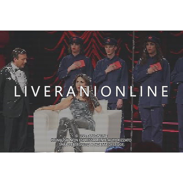 Milano - 19/01/2010 Trasmissione tv: \' CHIAMBRETTI NIGHT SHOW\' nella foto: Sabrina FERILLI - Piero CHIAMBRETTI © Antonio Sorano - Ag. Aldo Liverani sas