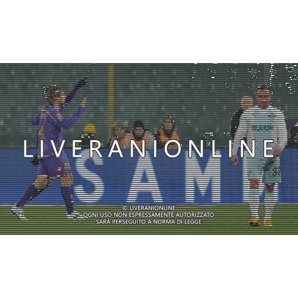 Coppa Italia TIM Cup 2009/2010 Quarti di Finale Firenze - 20.01.2010 Fiorentina-Lazio Nella Foto:l\'esultanza di adrian mutu dopo il gol /Ph.Vitez-Ag. Aldo Liverani