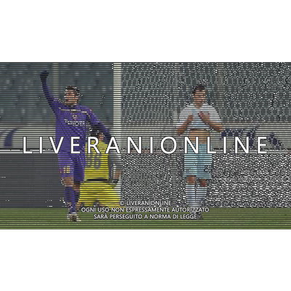 Coppa Italia TIM Cup 2009/2010 Quarti di Finale Firenze - 20.01.2010 Fiorentina-Lazio Nella Foto:L\'ESULTANZA DI ADRIAN MUTU DOPO IL GOL /Ph.Vitez-Ag. Aldo Liverani